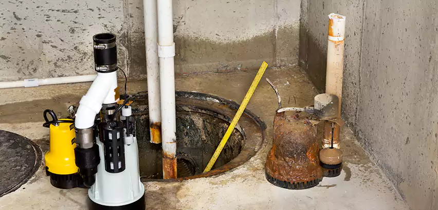 Installing Sump Pump in Finished Basement in Sachse, TX