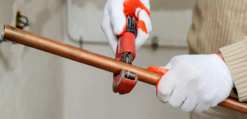 Temporary Copper Pipe Repair Sachse, TX